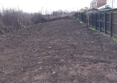 Garden Extension excavation hire fife AFTER
